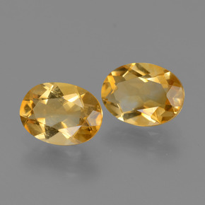 Gemme di Citrino Arancio Dorato Profondo naturale da 1.94 ct, Taglio ovale, VVS