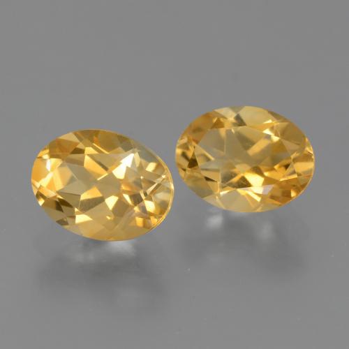 Gemme di Citrino Medium Dark-Golden naturale da 2.19 ct, Taglio ovale, VS