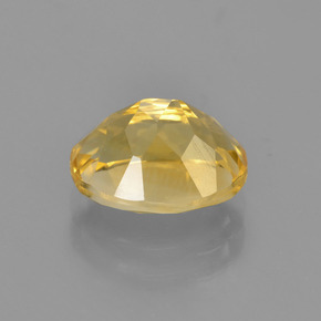 Citrino naturale dorato da 2,62 ct, taglio ovale, VVS-VS