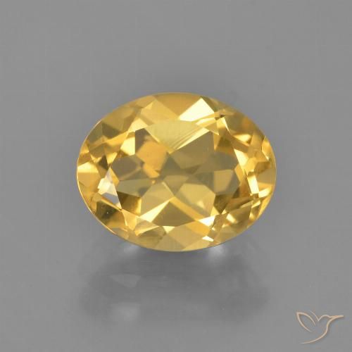 2.65ct Naturale Arancio dorato Citrino, Ovale, VVS
