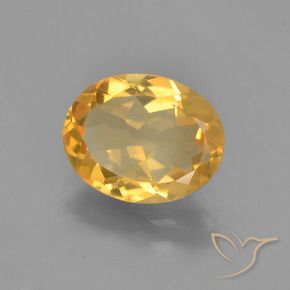 Citrino Dorato medio naturale da 2.06 ct, Ovale, VVS-VS