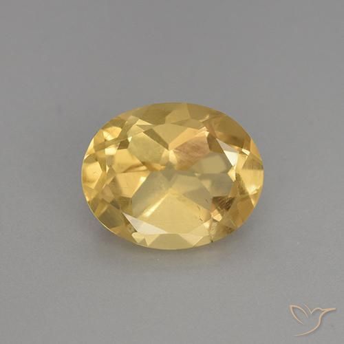 2.30ct Naturale Dorato medio Citrino, Ovale, VS