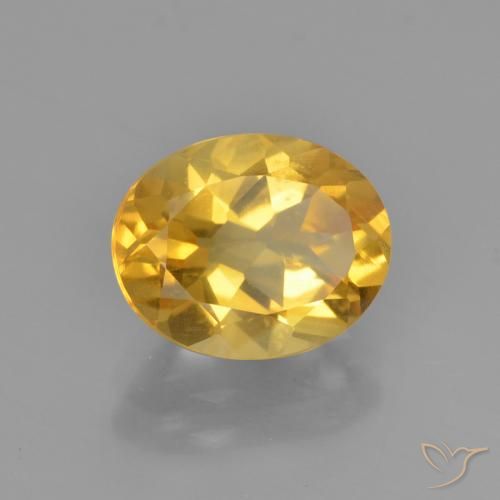 Citrino Dorato medio naturale da 2.41 ct, Ovale, VVS