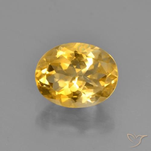 2.15ct Naturale Dorato Citrino, Ovale, VS