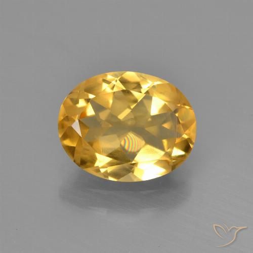 1.84ct Naturale Dorato Citrino, Ovale, VVS-VS