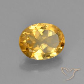Citrino Dorato naturale da 1.84 ct, Ovale, VVS-VS