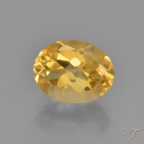 2.41ct Naturale Oro brillante Citrino, Ovale, VVS
