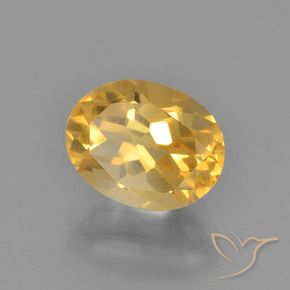 Citrino Oro brillante naturale da 2.41 ct, Ovale, VVS