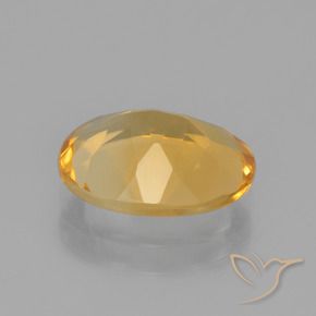 Citrino Dorato medio-scuro naturale da 2.09 ct, Ovale, VS