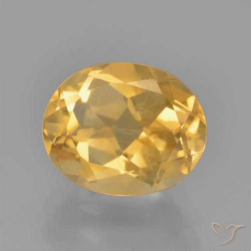 2.57ct Naturale Oro brillante Citrino, Ovale, VS
