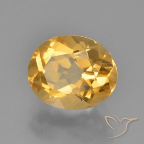 Citrino Arancio Dorato Profondo naturale da 2.45 ct, Ovale, VS