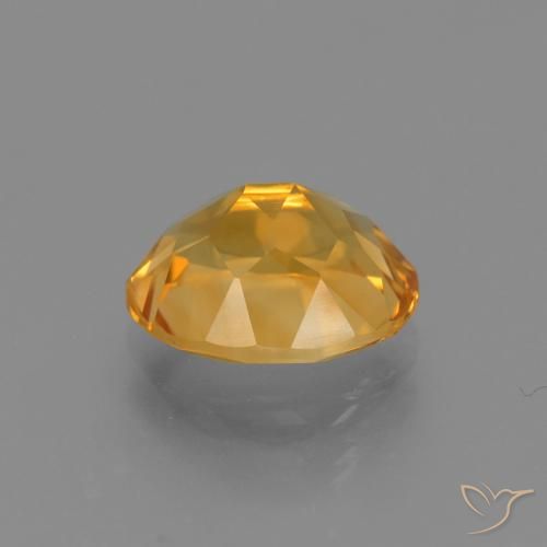 Citrino Arancio Medio naturale da 2.31 ct, Ovale, VVS-VS