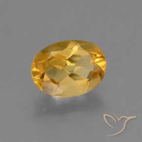 Citrino Arancio-Oro naturale da 1.78 ct, Ovale, VVS-VS