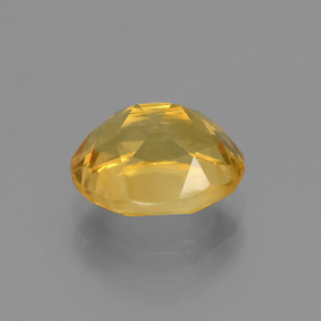 Citrino naturale dorato da 2,80 ct, taglio ovale, VVS-VS