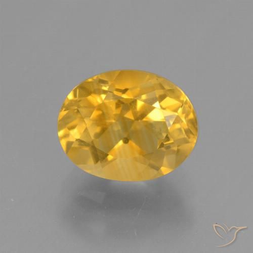 2.57ct Naturale Oro brillante Citrino, Ovale, VVS-VS