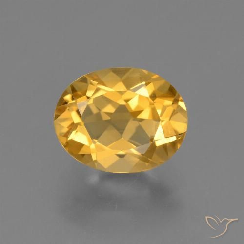 Citrino Oro brillante naturale da 2.26 ct, Ovale, VVS