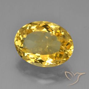 Citrino Dorato naturale da 6.16 ct, Ovale, VVS
