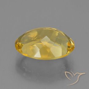 Citrino Dorato naturale da 6.16 ct, Ovale, VVS
