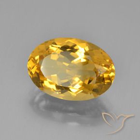 Citrino Arancio dorato naturale da 4.58 ct, Ovale, VVS