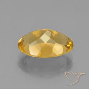 Citrino Arancio dorato naturale da 4.58 ct, Ovale, VVS