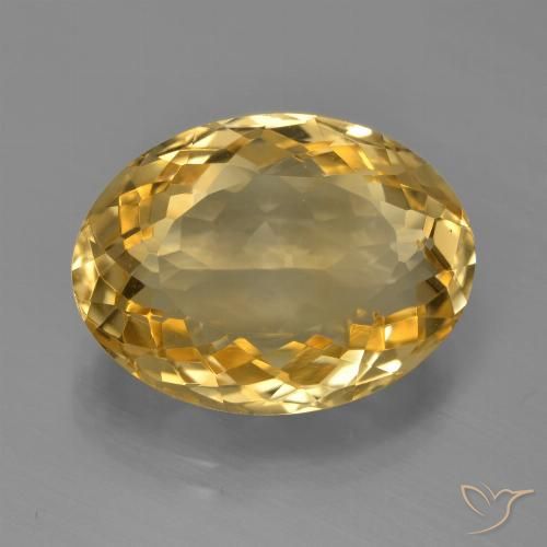 7.96ct Naturale Dorato Citrino, Ovale, VVS