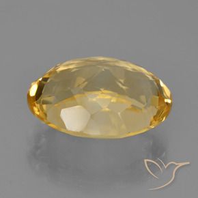 Citrino Dorato naturale da 7.96 ct, Ovale, VVS
