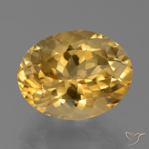 8.35ct Naturale Dorato Citrino, Ovale, VVS