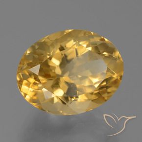Citrino Dorato naturale da 8.35 ct, Ovale, VVS