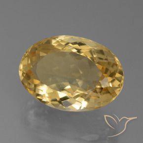 Citrino Arancio dorato naturale da 8.04 ct, Ovale, VVS