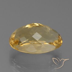 Citrino Arancio dorato naturale da 8.04 ct, Ovale, VVS