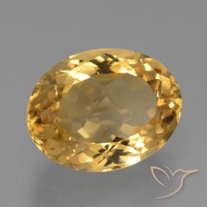 Citrino Arancio Dorato Profondo naturale da 6.23 ct, Ovale, VVS