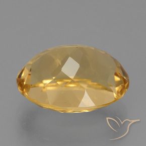 Citrino Arancio Dorato Profondo naturale da 6.23 ct, Ovale, VVS