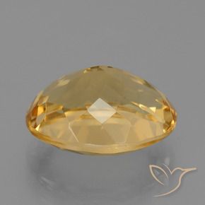 Citrino Dorato medio-scuro naturale da 6.73 ct, Ovale, VVS