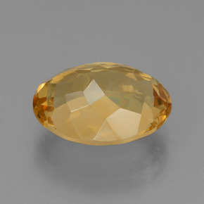 Citrino Arancio Dorato Profondo naturale da 5.81 ct, Taglio ovale, VVS