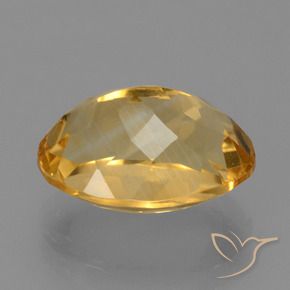 Citrino Arancio Dorato Profondo naturale da 5.85 ct, Ovale, VVS
