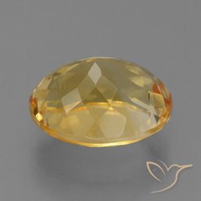 Citrino Arancio Dorato Profondo naturale da 5.68 ct, Ovale, VS