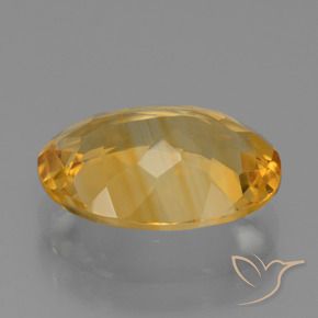 Citrino Oro medio naturale da 3.52 ct, Ovale, VS
