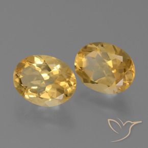 Gemme di Citrino Arancio dorato naturale da 4.14 ct, Ovale, VVS-VS
