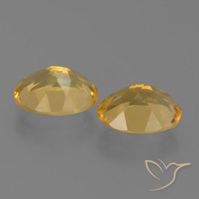 Gemme di Citrino Arancio dorato naturale da 4.14 ct, Ovale, VVS-VS