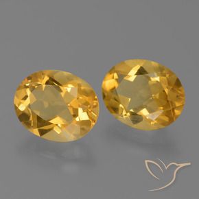 Gemme di Citrino Dorato scuro naturale da 3.04 ct, Ovale, VS