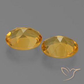 Gemme di Citrino Dorato scuro naturale da 3.04 ct, Ovale, VS
