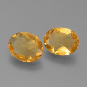 Citrino naturale dorato da 4,75 ct, taglio ovale, VS