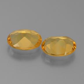 Citrino naturale dorato da 4,75 ct, taglio ovale, VS