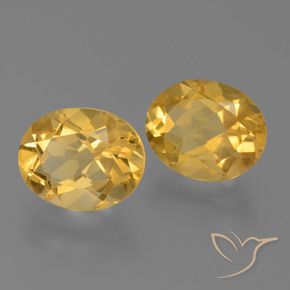 Citrino naturale dorato da 5,25 ct, taglio ovale, VVS