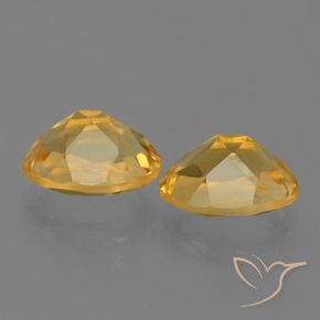 Citrino naturale dorato da 5,25 ct, taglio ovale, VVS