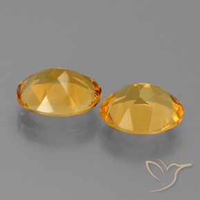 Gemme di Citrino Arancio Dorato Profondo naturale da 4.68 ct, Ovale, VVS-VS