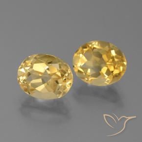 Gemme di Citrino Oro medio naturale da 5.09 ct, Ovale, VVS