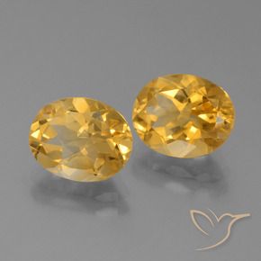 Gemme di Citrino Dorato scuro naturale da 4.73 ct, Ovale, VVS-VS