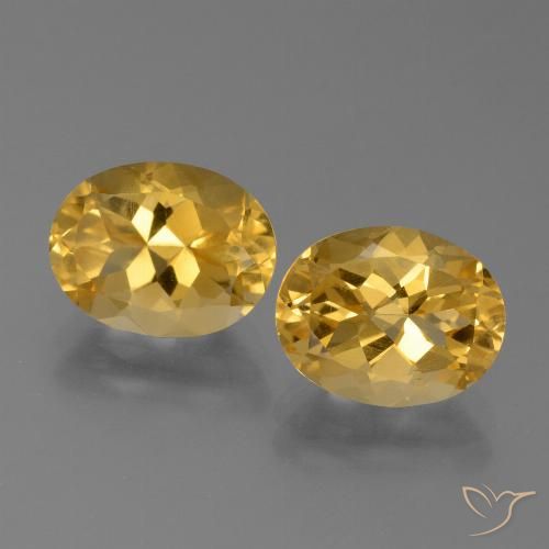 5.05ctw Naturale Arancio dorato Citrino, Ovale, VVS