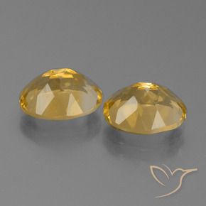 Gemme di Citrino Arancio dorato naturale da 5.05 ct, Ovale, VVS